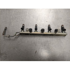 114L107 Fuel Injectors Set With Rail From 2012 Nissan Rogue  2.5 16600JA008 Japan Built